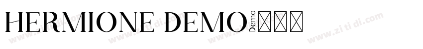 HERMIONE DEMO字体转换